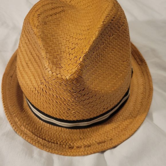Peter Grimm Depp Natural Straw Fedora - Tan One Size - Picture 4 of 11